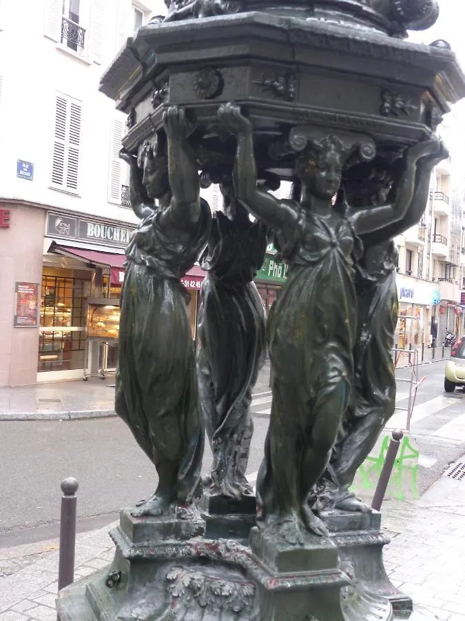 Charmant Logement Pres Parc Buttes Chaumont Parigi